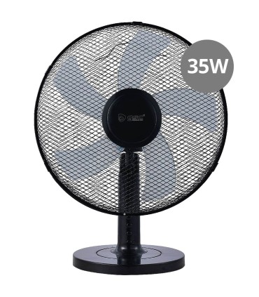 VENTILADOR SOBREMESA MACOMIA Ø31CM 35W NEGRO GSC EVOLUTION