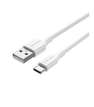 CABLE USB 2 0 TIPO-C VENTION BLANCO - USB MACHO A TIPO-C MACHO - HASTA 60W - 1 METRO