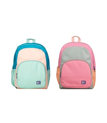MOCHILA REVERSIBLE 2 EN 1 OXFORD - CAPACIDAD 18L  - POLIESTER RECICLADO RPET - 2 MODELOS