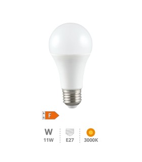 BOMBILLA LED GSC A60 E27 11W LUZ CALIDA 3000K 1060 LUMENES