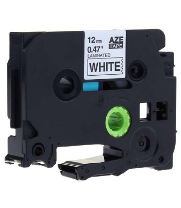 CINTA COMPATIBLE ROTULADORA BROTHER TZE-241 18MM NEGRO-BLANCO 8 METROS