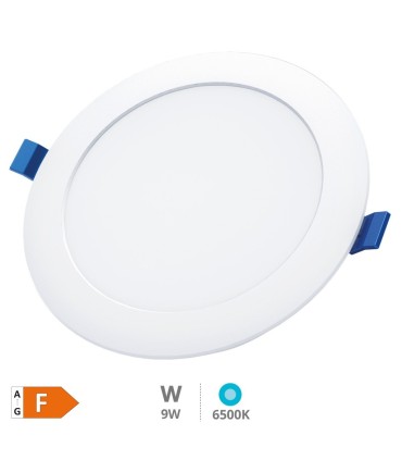 PLACA DOWNLIGHT EMPOTRABLE LED GSC BELUR CIRCULAR BLANCA 12W LUZ BLANCA 6500K 1200 LUMENES