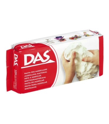 PASTA PARA MODELAR DAS BLANCO 500gr  - SECADO EN 24h  - ENDURECIBLE AL AIRE