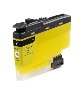 CARTUCHO BROTHER COMPATIBLE LC427XL AMARILLO LC427XLY 5 000 COPIAS
