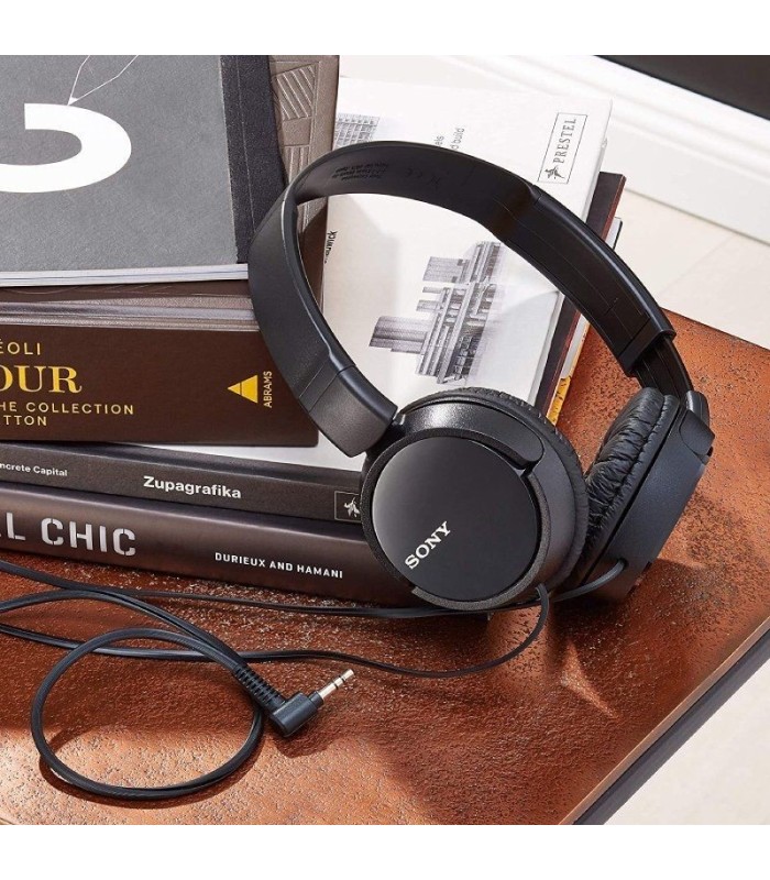 AURICULARES SONY CON CABLE MDR-ZX110P NEGROS - JACK 3 5mm