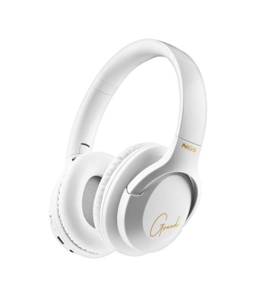 AURICULARES INALAMBRICOS DIADEMA NGS ARTICA GREED BLANCOS CON MICROFONO - BLUETOOTH 5 1