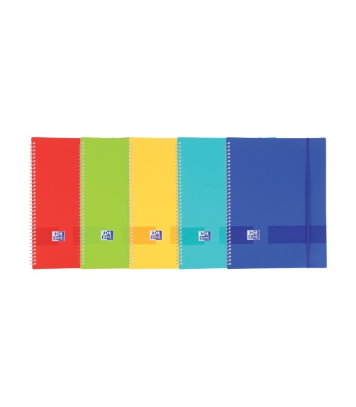 CARPETA OXFORD 20 FUNDAS ESPIRAL CON GOMAS - COLORES SURTIDOS