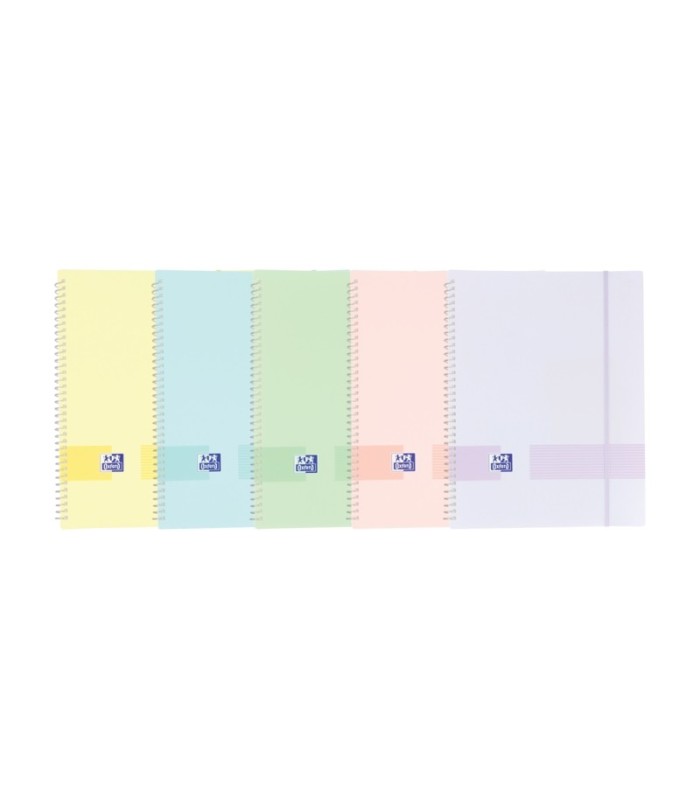 CARPETA 30 FUNDAS OXFORD CON GOMAS COLORES PASTELES SURTIDOS