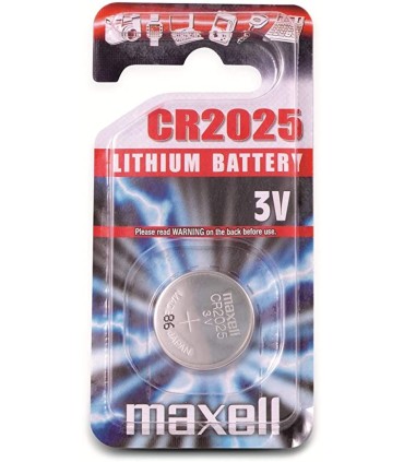 PILA BOTON MAXELL ALKALINE CR2025 3V