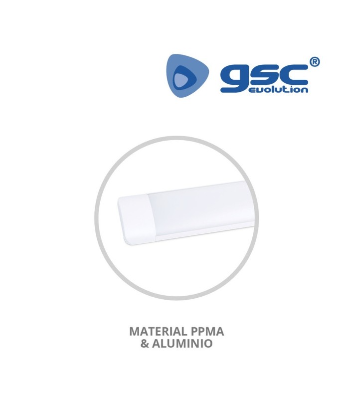 REGLETA LED KENGE GSC 120cm 48W LUZ BLANCA 6500K 5 200 LUMENES IP20
