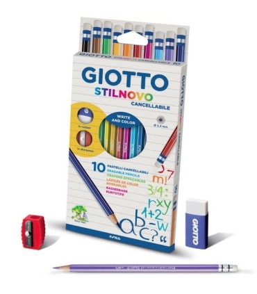 LAPIZ COLOR GIOTTO BORRABLES 12 UND