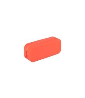ESTUCHE SILICONA NEON APLI NARANJA