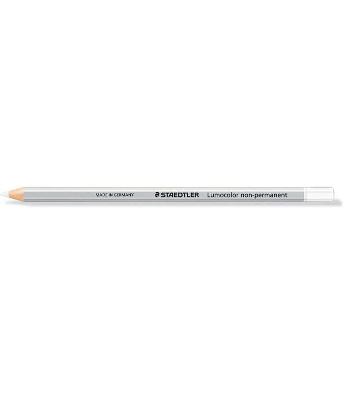 LAPIZ STAEDTLER LUMOCOLOR 108 CERA BLANCO - MARCADO OPACO