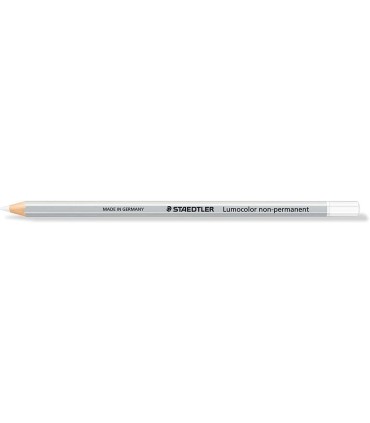 LAPIZ STAEDTLER LUMOCOLOR 108 CERA BLANCO - MARCADO OPACO