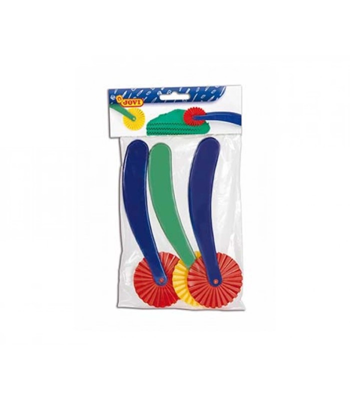 BOLSA 3 CORTADORES PLASTILINA JOVI