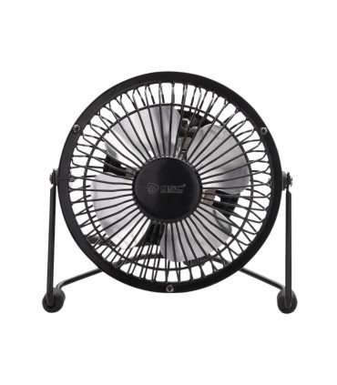 MINI VENTILADOR SOBREMESA USB KILA GSC Ø9,5CM 2,5W NEGRO