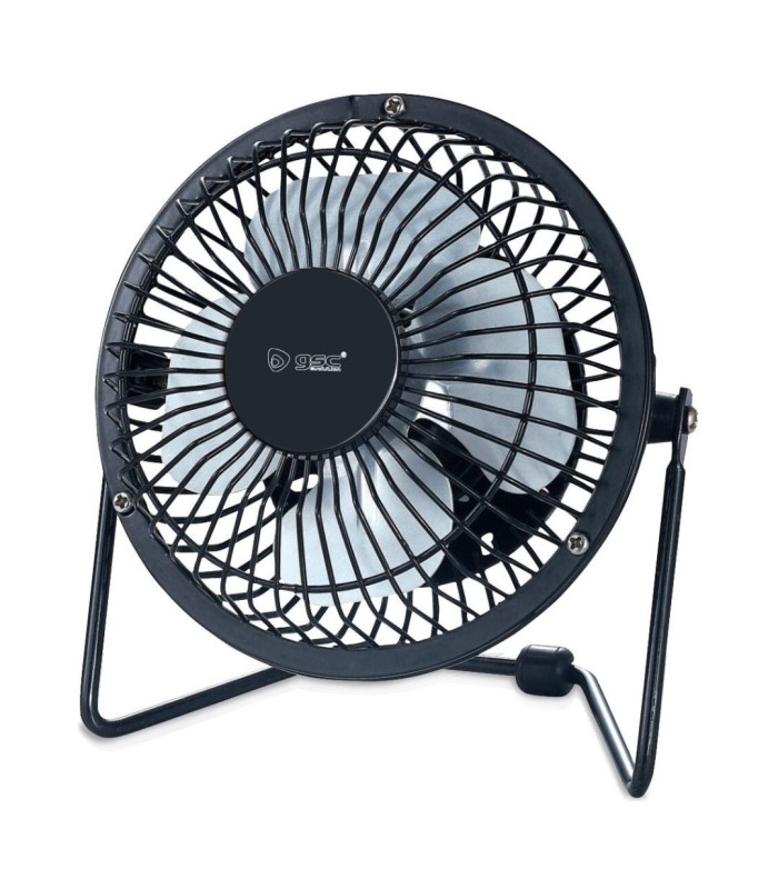 MINI VENTILADOR SOBREMESA USB KILA GSC Ø9,5CM 2,5W NEGRO