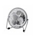 MINI VENTILADOR SOBREMESA USB KILA GSC Ø9,5CM 2,5W GRIS