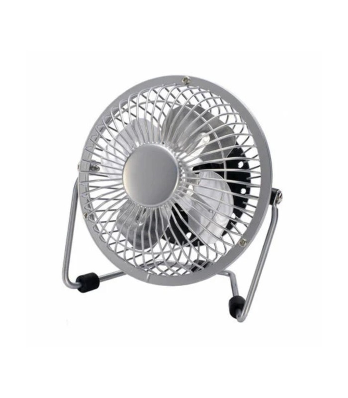 MINI VENTILADOR SOBREMESA USB KILA GSC Ø9,5CM 2,5W GRIS