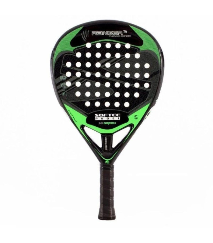 PALA DE PADEL SOFTEE RANGER 1 0- VERDE Y NEGRA
