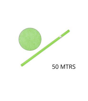 PAPEL CONTINUO VERDE CLARO 50MT FABRISA - PAPEL KRAFT VERDE CLARO 50MT