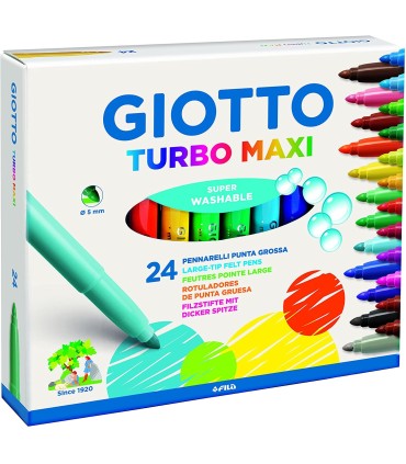 ROTULADOR GIOTTO TUBO MAXI 24 UND