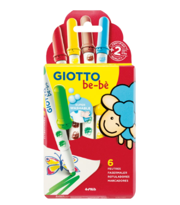 ROTULADOR GIOTTO BEBE 6 UND