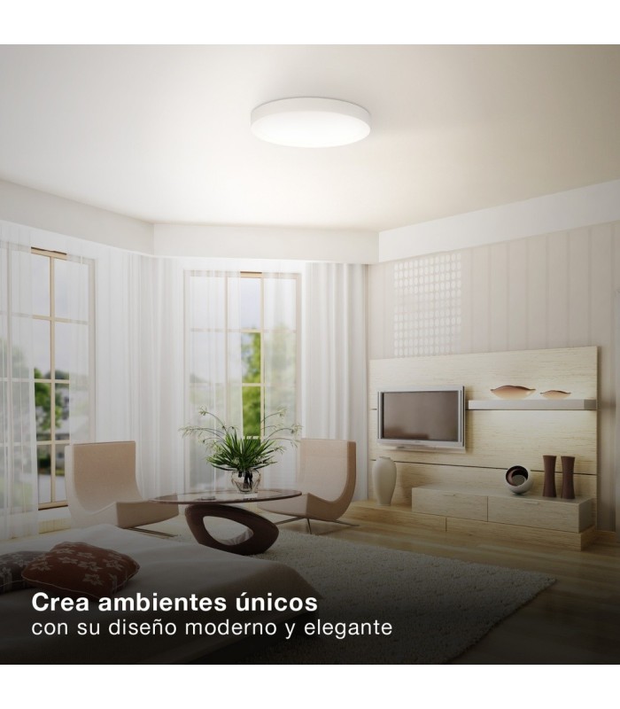 PLAFON TECHO LED CIRCULAR BELAIR GSC BLANCO 50W LUZ CCT 5500 LUMENES IP44