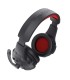 AURICULARES CON MICROFONO TRUST GAMING ROJOS Y NEGROS - DIADEMA AJUSTABLE - JACK 3 5mm