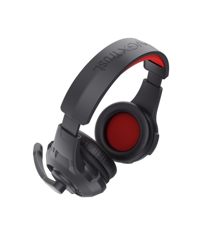AURICULARES CON MICROFONO TRUST GAMING ROJOS Y NEGROS - DIADEMA AJUSTABLE - JACK 3 5mm