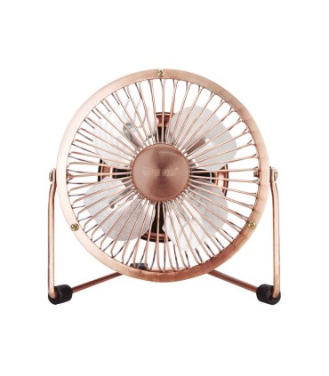 MINI VENTILADOR SOBREMESA USB KILA GSC Ø9,5CM 2,5W COBRE