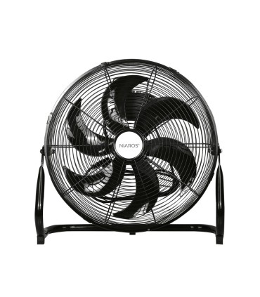 VENTILADOR METALICO DE SUELO AIDONE GSC Ø51cm 9W NEGRO