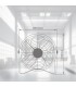 VENTILADOR METALICO DE SUELO AIDONE GSC Ø51cm 9W NEGRO