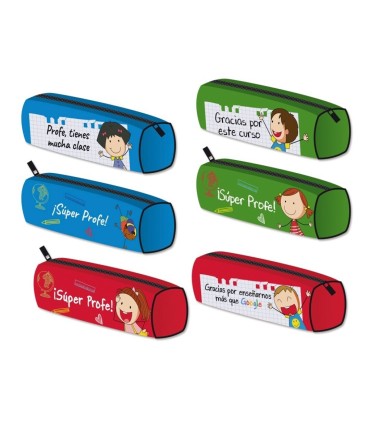 PORTATODO PVC DISEÑOS SURTIDOS Y COLORES SURTIDOS BISMARK CAJA PLASTICO