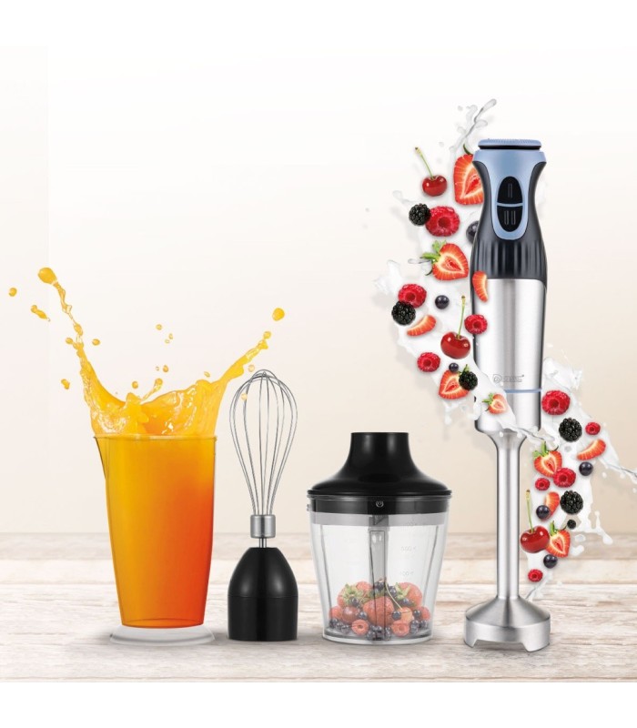 BATIDORA DE MANO ALIARA GSC 1200W - INCLUYE VASO MEDIDOR, PICADORA Y VARILLA PARA BATIR