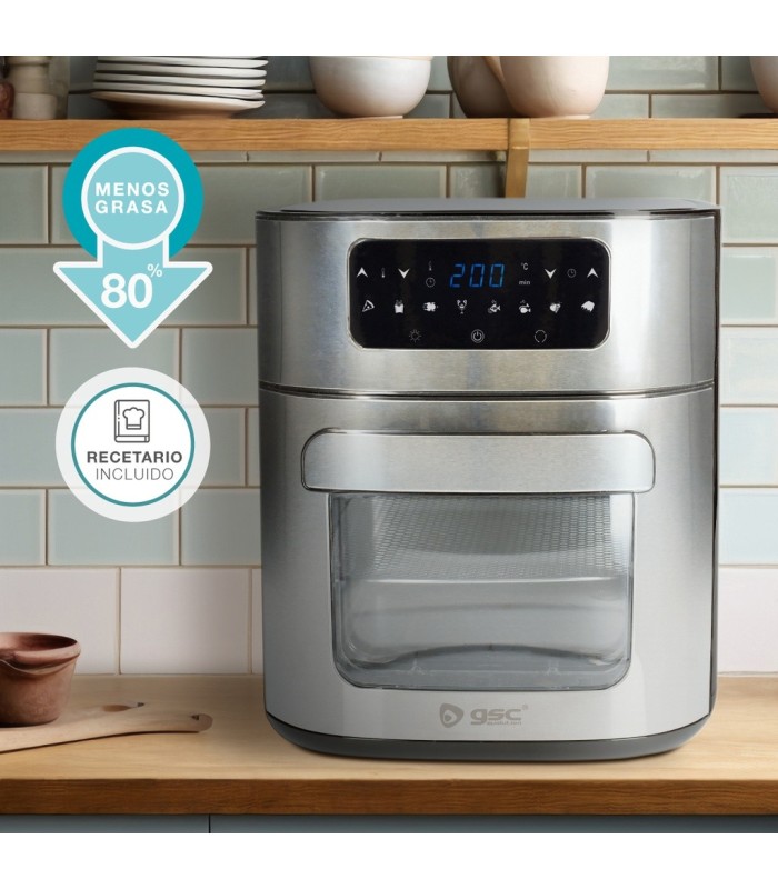 FREIDORA DE AIRE TIPO HORNO ASSANE GSC 1700W 10 LITROS