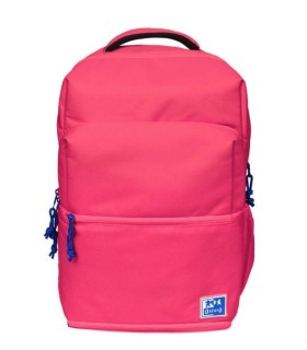 MOCHILA OXFORD CON BOLSILLO INFERIOR ISOTERMICO CORAL
