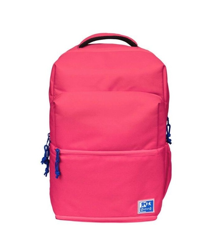 MOCHILA OXFORD CON BOLSILLO INFERIOR ISOTERMICO CORAL