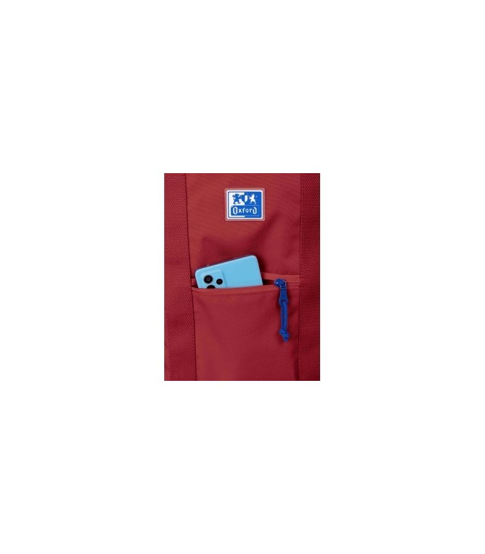 BOLSO TOTE OXFORD B-TRENDY ROJO