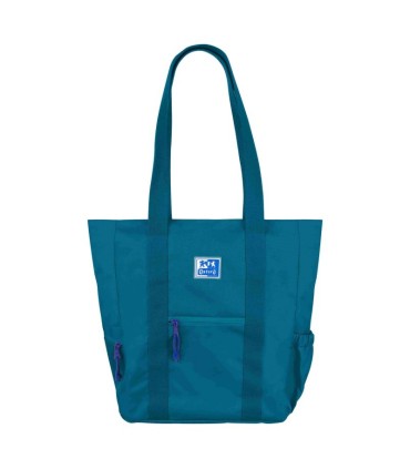 BOLSO TOTE OXFORD BAG B-TRENDY VERDE AGUA