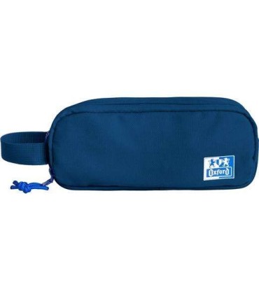 PORTATODO OXFORD RECTANGULAR 2 CREMALLERAS AZUL MARINO