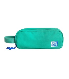 PORTATODO OXFORD RECTANGULAR 2 CREMALLERAS VERDE CLARO