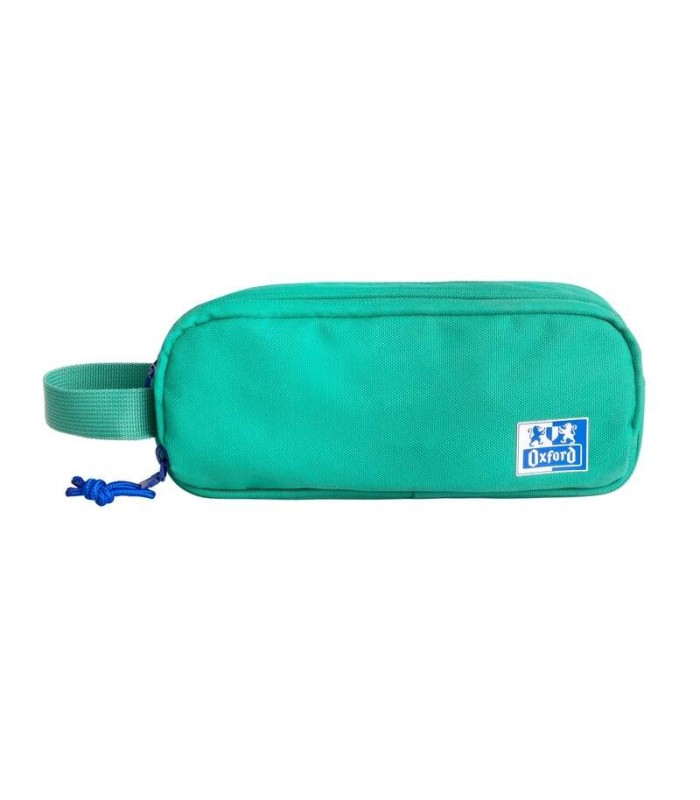 PORTATODO OXFORD RECTANGULAR 2 CREMALLERAS VERDE CLARO