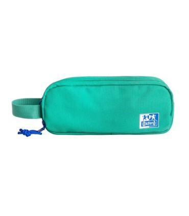 PORTATODO OXFORD RECTANGULAR 2 CREMALLERAS VERDE CLARO