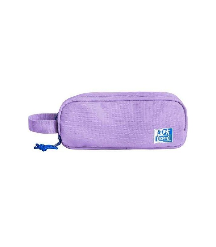 PORTATODO OXFORD RECTANGULAR 2 CREMALLERAS LILA