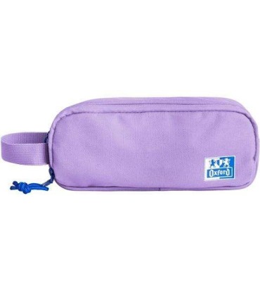 PORTATODO OXFORD RECTANGULAR 2 CREMALLERAS LILA