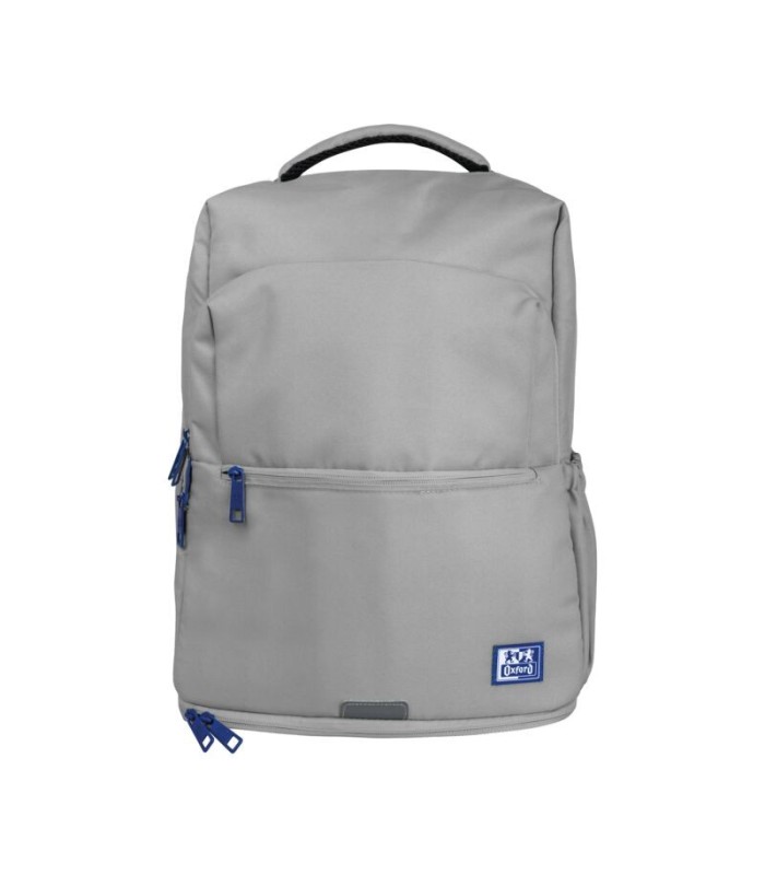 MOCHILA OXFORD CON BOLSILLO INFERIOR ISOTERMICO GRIS