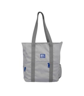 BOLSO TOTE OXFORD BAG B-TRENDY GRIS