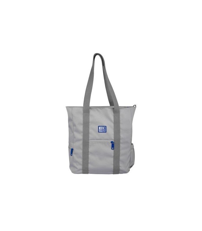 BOLSO TOTE OXFORD BAG B-TRENDY GRIS