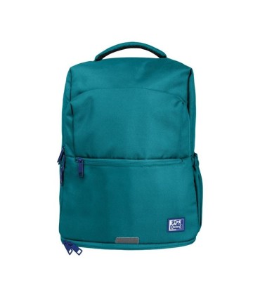 MOCHILA OXFORD CON BOLSILLO INFERIOR ISOTERMICO COLOR AQUA
